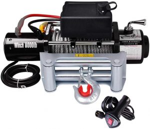 Yescom Electric Winch 8000 lbs. with Handheld Remote Switch