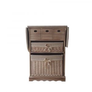 The Urban Port Antiqued Wood Cabinet