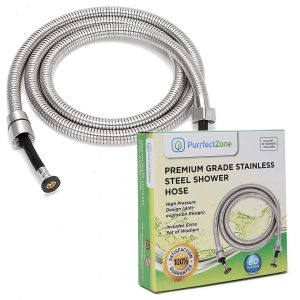 Purrfectzone Shower Head Hose 60 inches Shower Pipe for Toilet, Bathroom