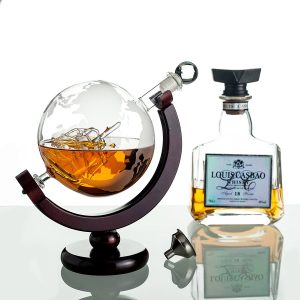 ERAVINO Whiskey Globe Decanter