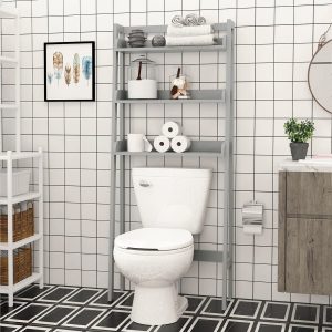UTEX 3-Shelf Over The Toilet Bathroom storage