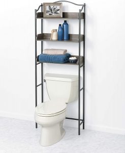 Zenna Home 3-Tier Driftwood Over-The-Toilet Storage