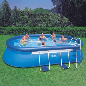 Intex 18 feet X 10 feet t X 42 - inches Frame Pool Set with Filter Pump