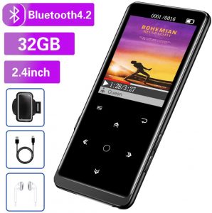Mibao 32GB MP3 Music Player w/ Bluetooth 4.2