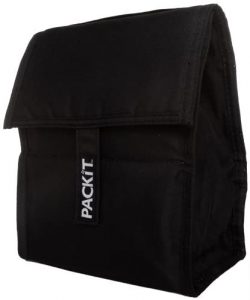 PackIt Freezable Lunch Bag, Black