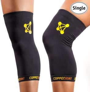 CopperJoint Copper-Infused Compression Knee Sleeve- Single