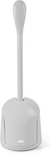 OXO 12225900 Hideaway Compact Toilet Brush with Holder