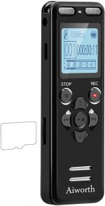 Airworth Digital Voice Activated Recorder for Lectures