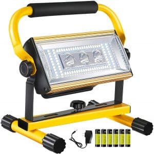 100W Led Work Light, Portable Super Bright Rechargeable