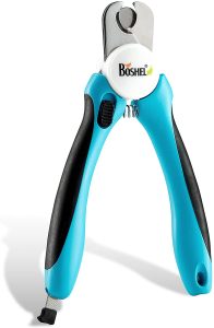 BOSHEL Dog Nail Trimmer and Clippers with Razor Sharp Blades and Non-Slip Handles