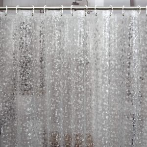 Bostofy Waterproof Shower Curtain Liner with Magnet