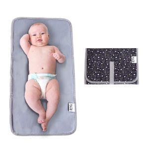 MIKILIFE Baby Portable Fully Padded Waterproof Changing Pad for Infants