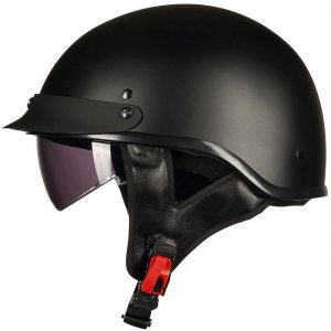 ILM Half Helmet Motorcycle Open Face Sun Visor (S)