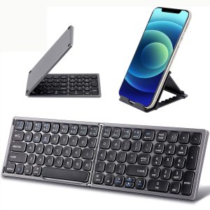Samsers Full Size Foldable Bluetooth Keyboard with Numeric Keypad