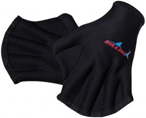 WINOMO 1 Pair Webbed Swimming Gloves Aquatic Traning