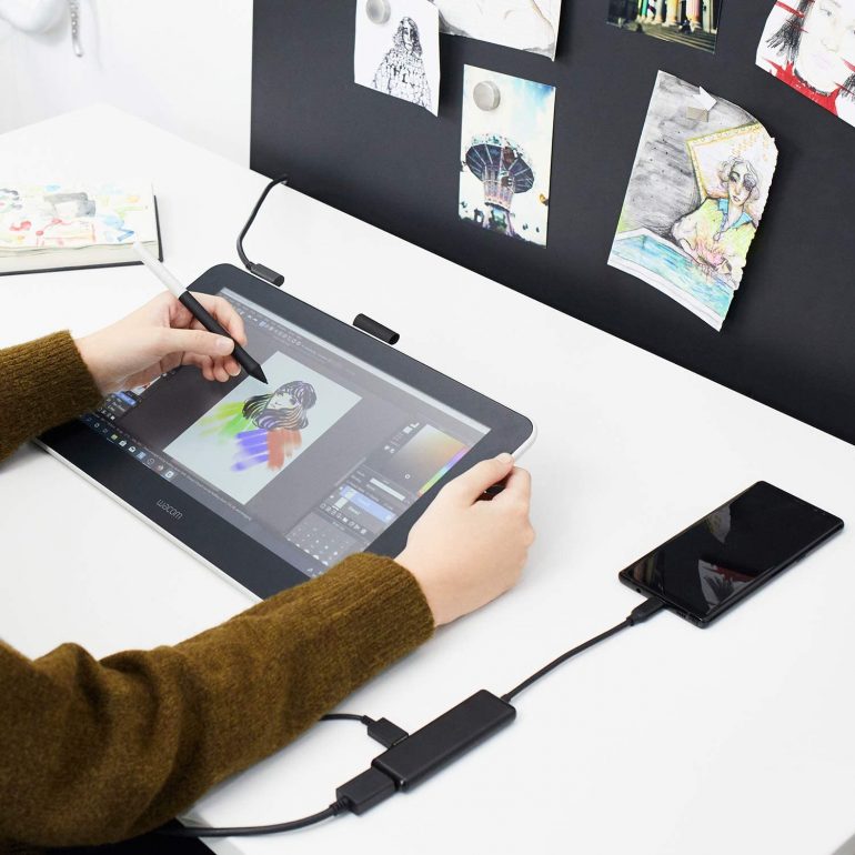 Drawing Tablet with Screen and Pen