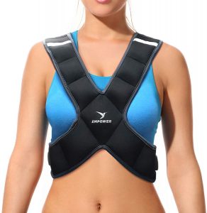 Empower Weighted Exercise Equipment Fitness Workout Vest for Women, Black
